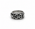 Dagger Engraved Cross Ring – 100% Stainless Steel