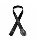 Premium black belt featuring dagger details and a royal cross buckle.