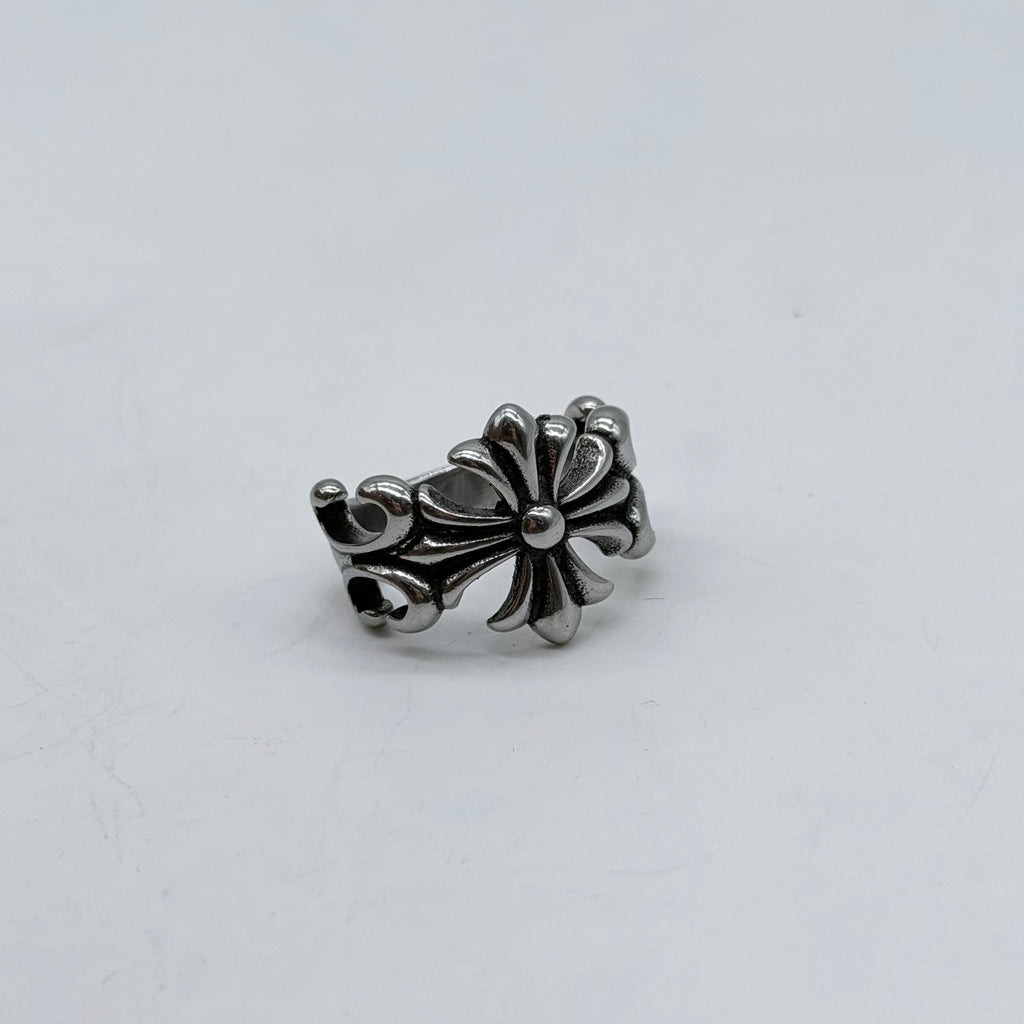 CH Fleur Cross Ring – 100% Stainless Steel