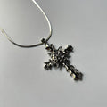 rose cross necklace