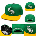 Pack of 3 piece - CH Green & Yellow Snapback Cap Listing Title: Premium CH Green Yellow Streetwear Snapback Cap – Embroidered Flat Brim