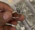 Premium cross black ring