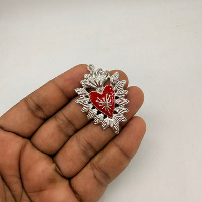 Sacred Heart Pendant (Crystal)
