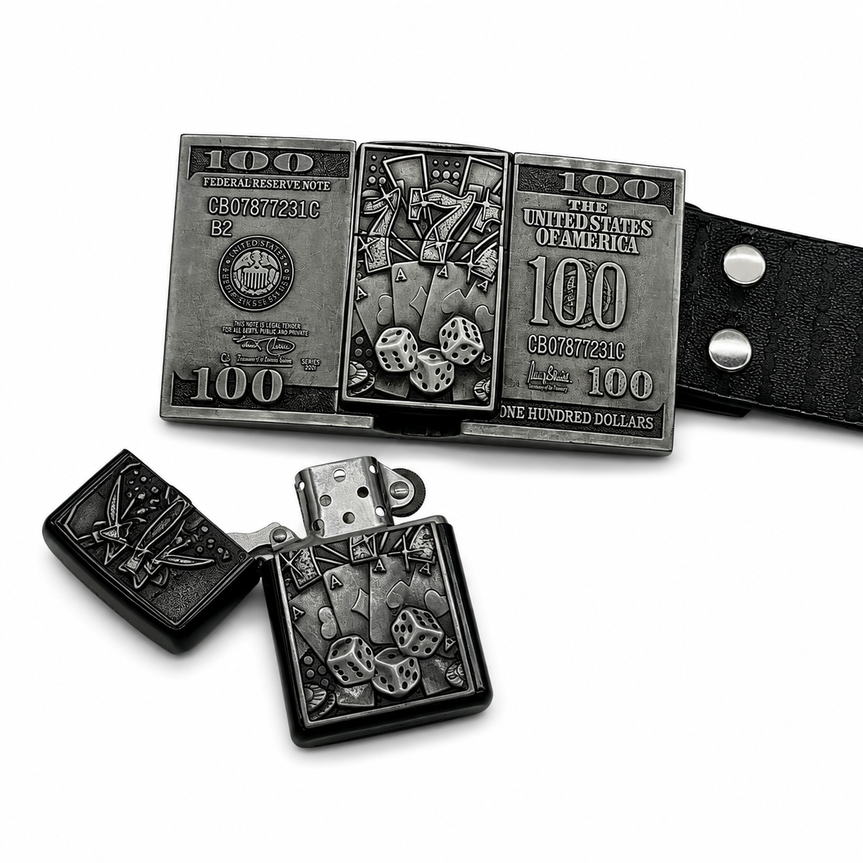 Hundred Dollar Lighter Belt