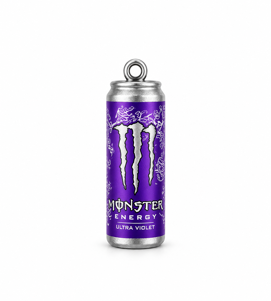 10 piece purple monster charms