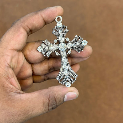 Big iced cross -EXCLUSIVE