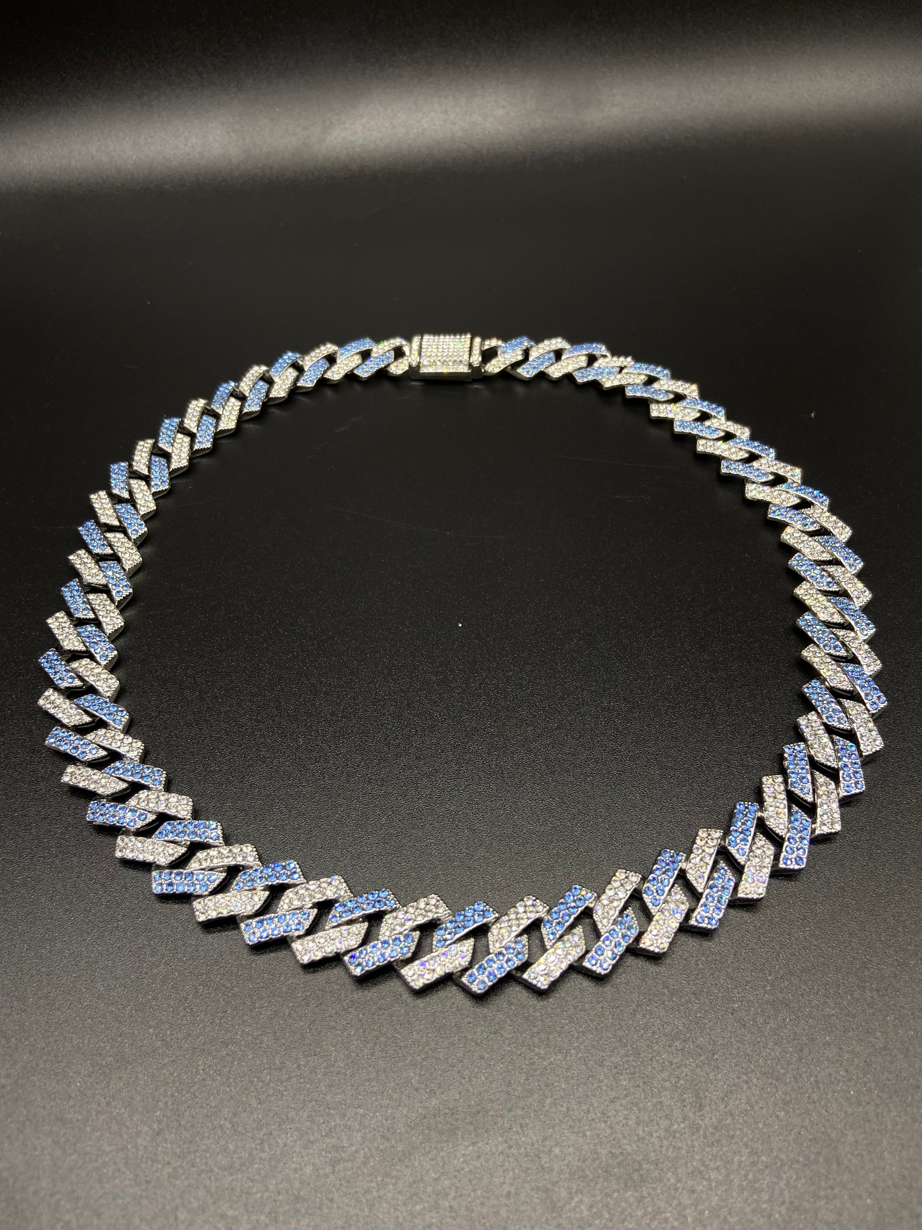 Blue Glacier Cubab Link chain -EXCLUSIVE