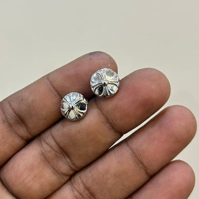 Chrome Imperial Medallion Studs