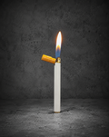 Cigarette Style Novelty Lighter – Unique Slim Metal Flip Lighter with Blue Flame