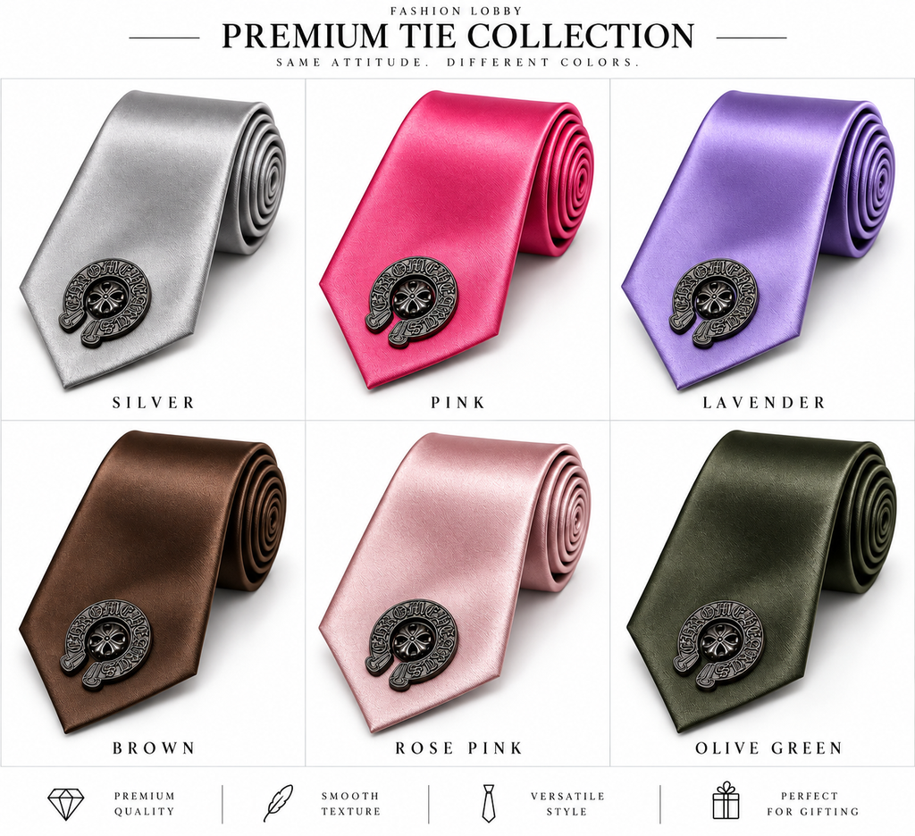 Premium CH Emblem Statement Tie pack of 6