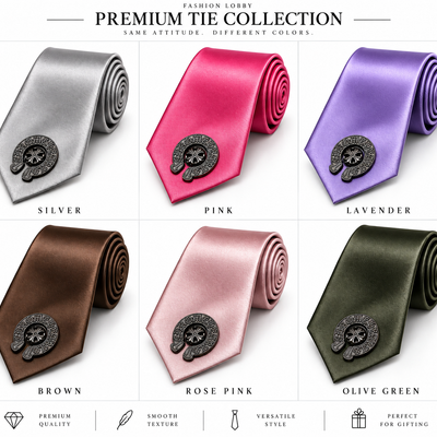 Premium CH Emblem Statement Tie pack of 6