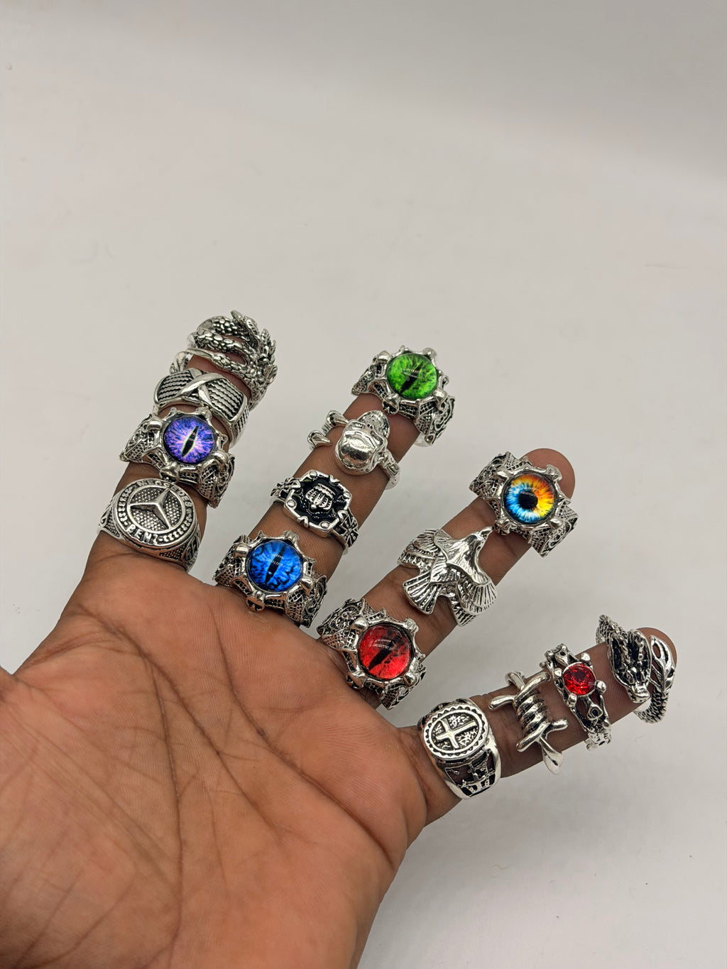 15 piece mix ring set