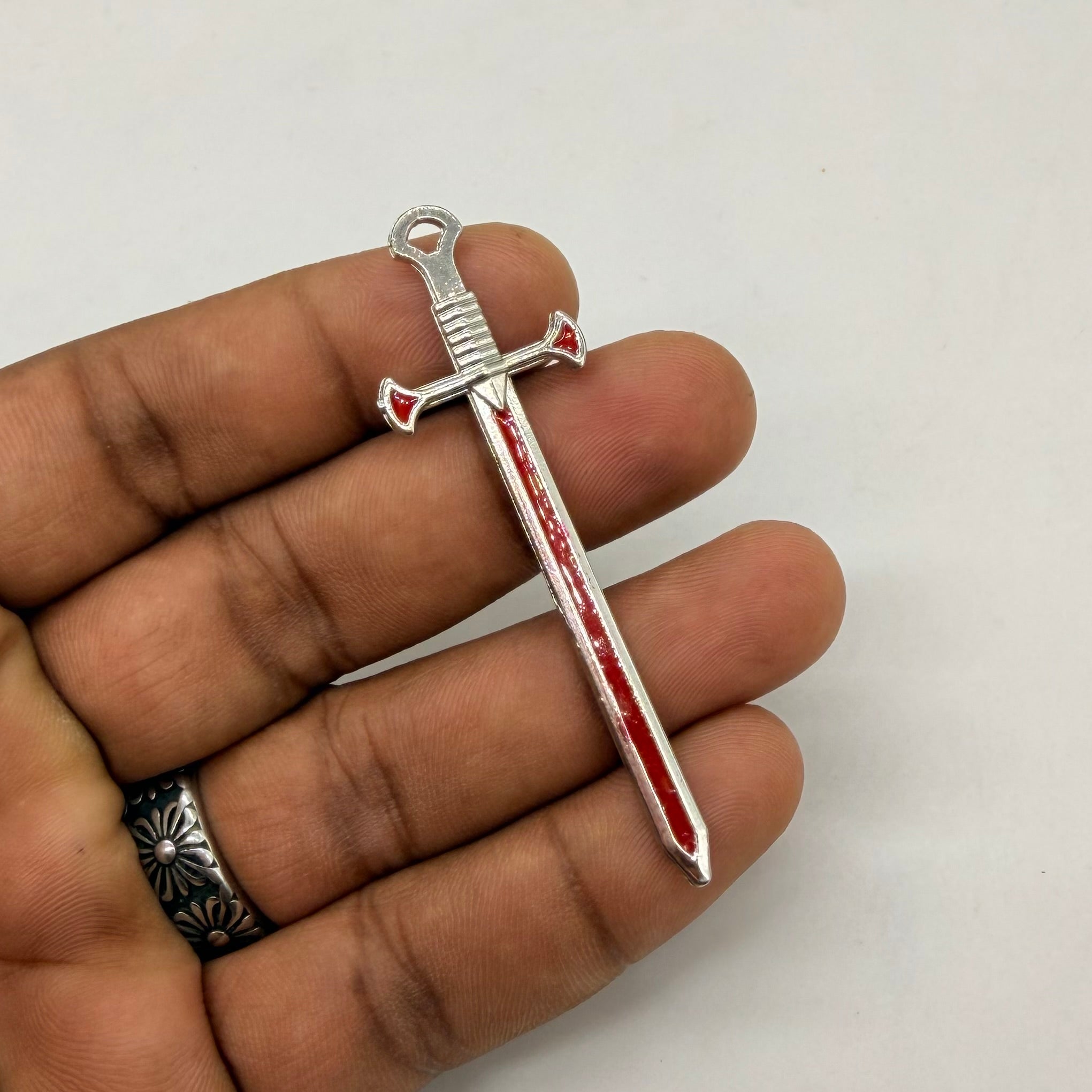 Red Sword Pendant