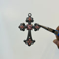 Black plating cutie pink big queen cross