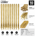 Premium gold snake chain pack of 10