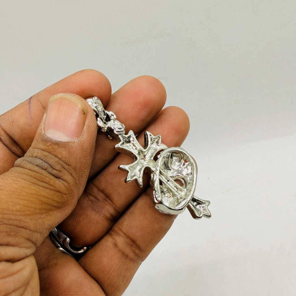 Sacred Heart Gothic Cross Pendant