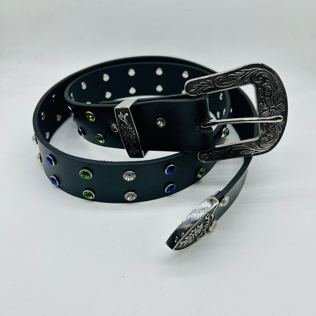 Vintage Engraved Crystal Belt