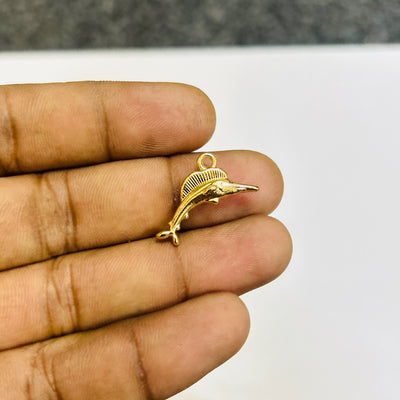 5 pcs dolphin charms