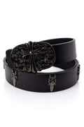 Ch Black Crusade Strap leather belt