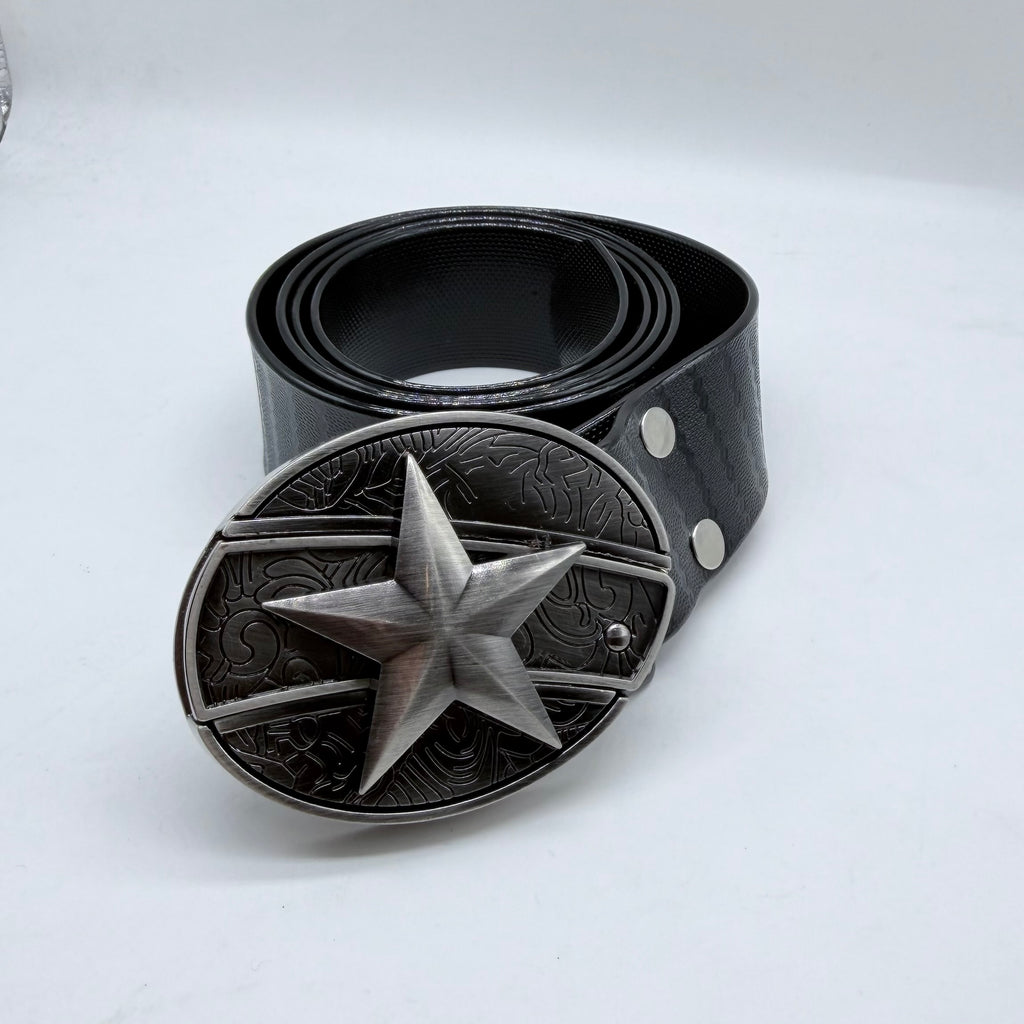 Star knife, buckle belt for men and woman