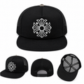 Pack of 3 Piece – Black White Cross Logo Caps | Luxury Flat Brim Streetwear Combo