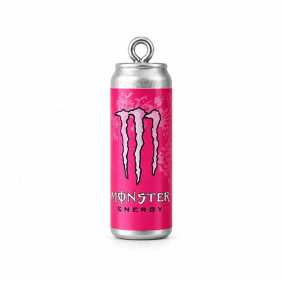 10 pices pink monster charms