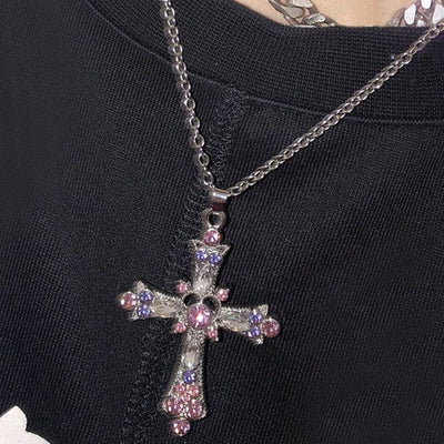 trending cross necklace