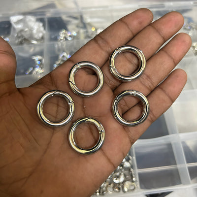 5 pcs Round keychain hook