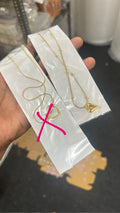 12 pcs anti tarnish cute heart necklace