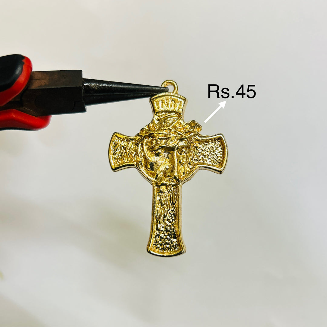 Gold Jesus cross