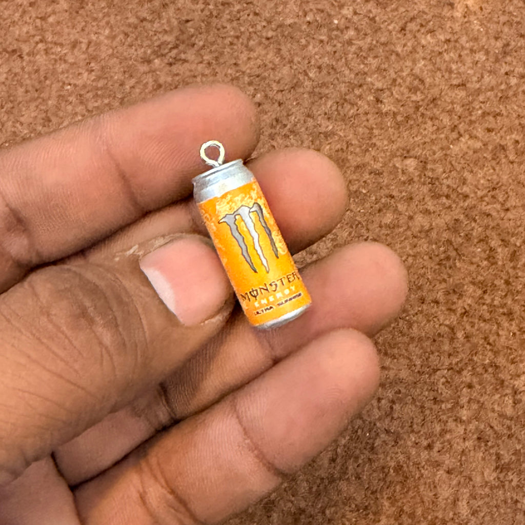10-piece monster orange charms