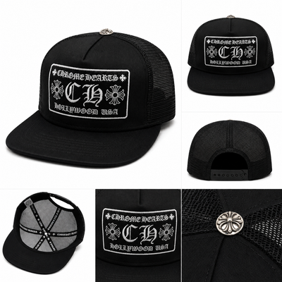 Pack of 3 Piece – Black CH Hollywood Patch Trucker Caps | Urban Fashion Combo
9. Pack of 3 Piece – Triple Black Cross