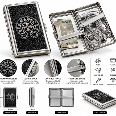 Premium Metal Wallet with Cash Holder | Fashion Lobby