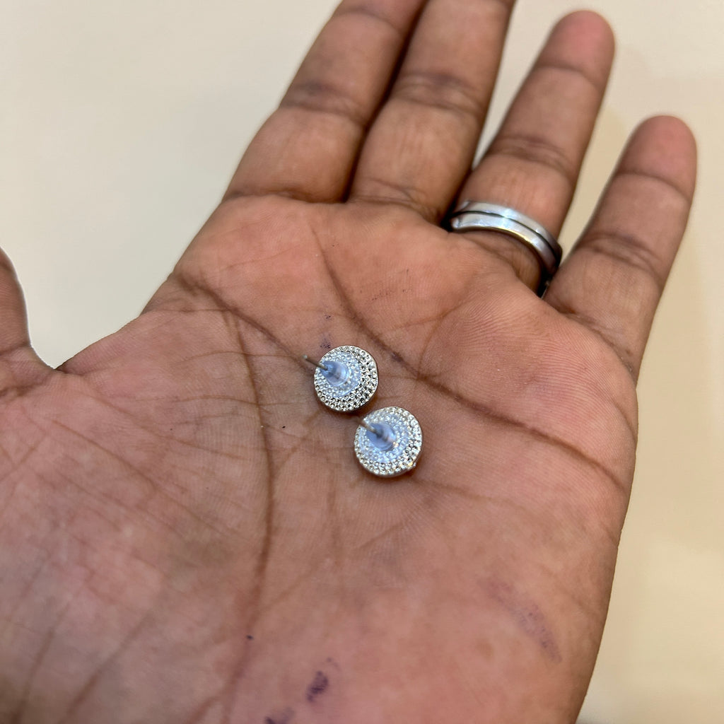 Chrome Imperial Medallion Studs