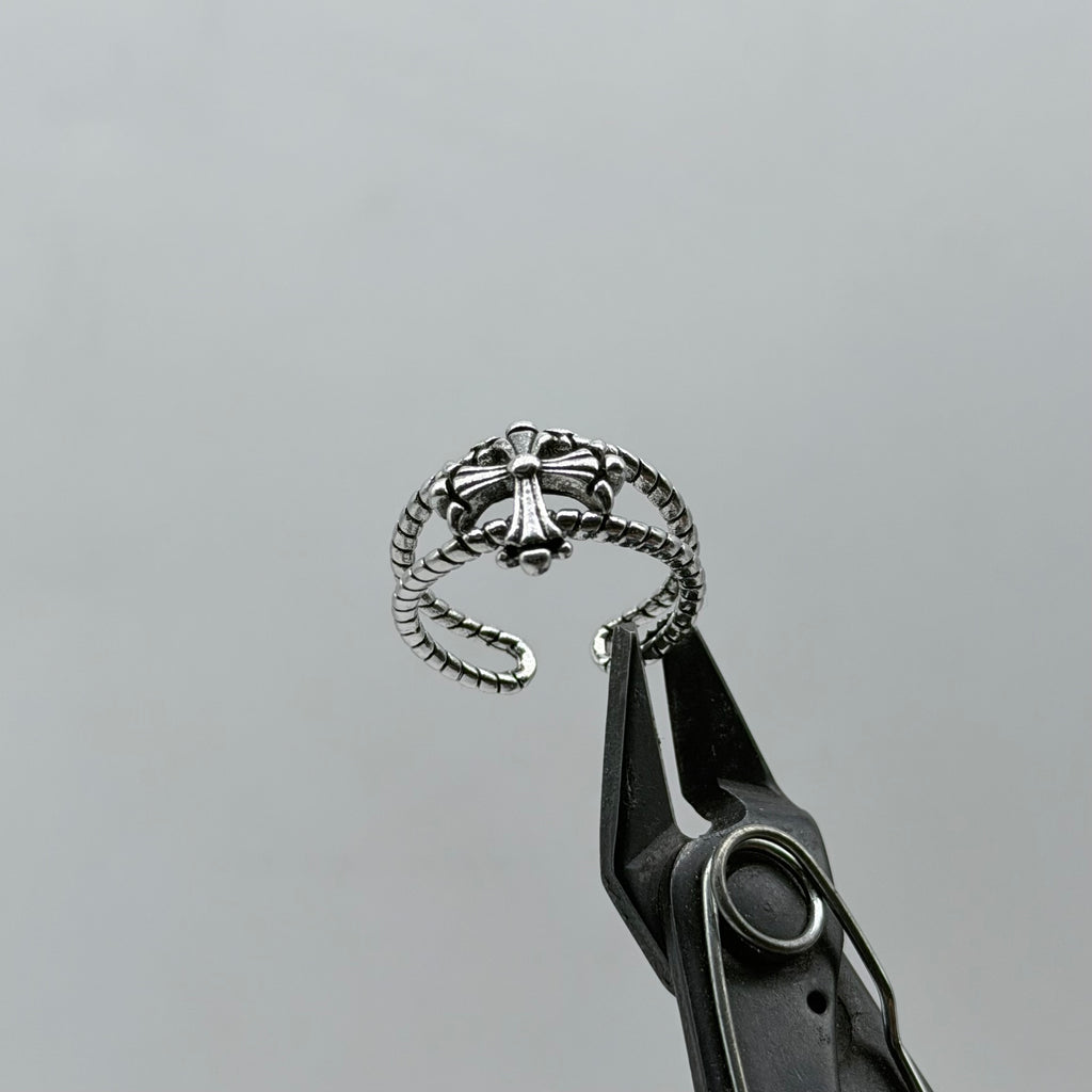 3 piece- cross ring