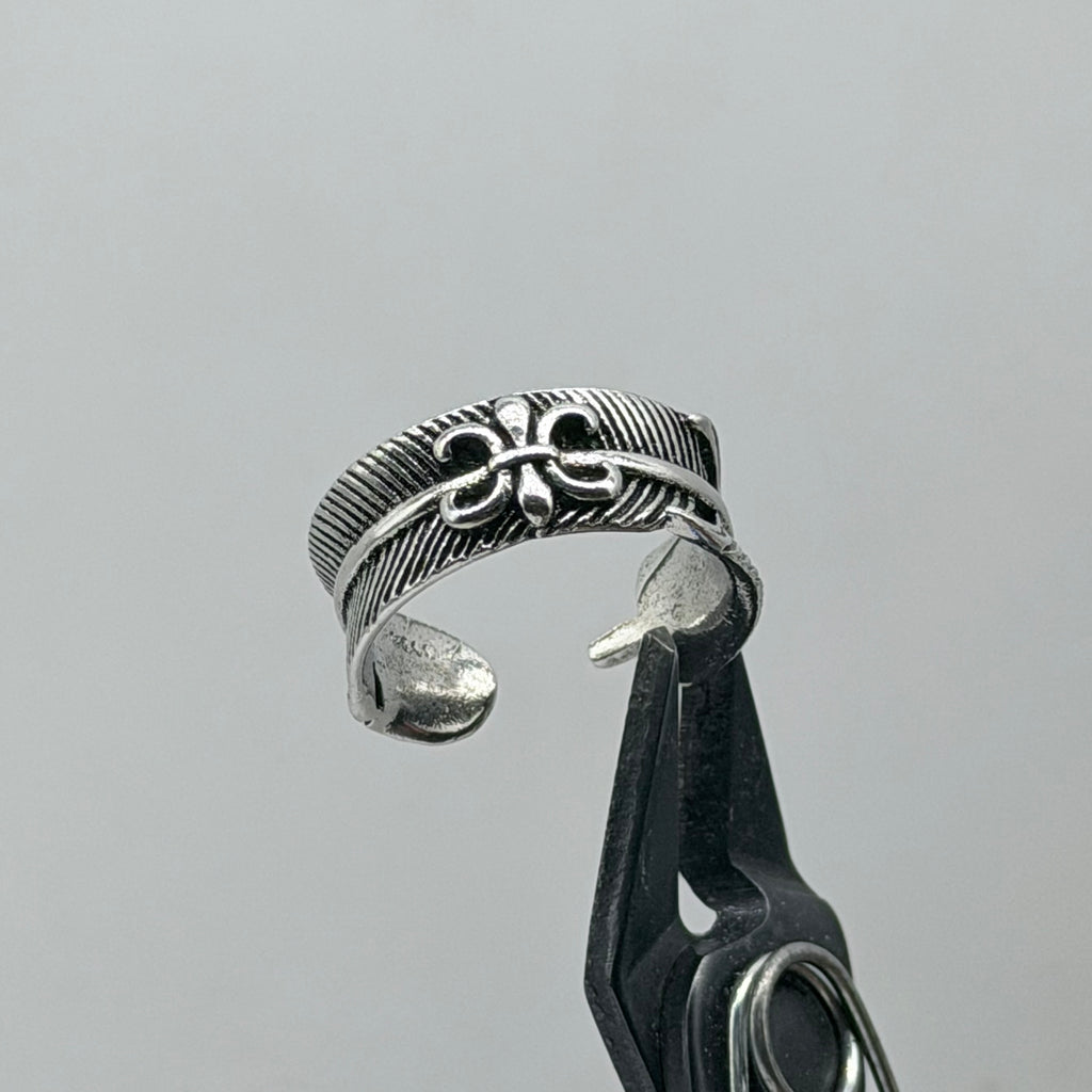 3-Piece CH Vintage Engraved Ring Set
