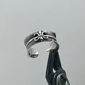 3-Piece CH Vintage Engraved Ring Set