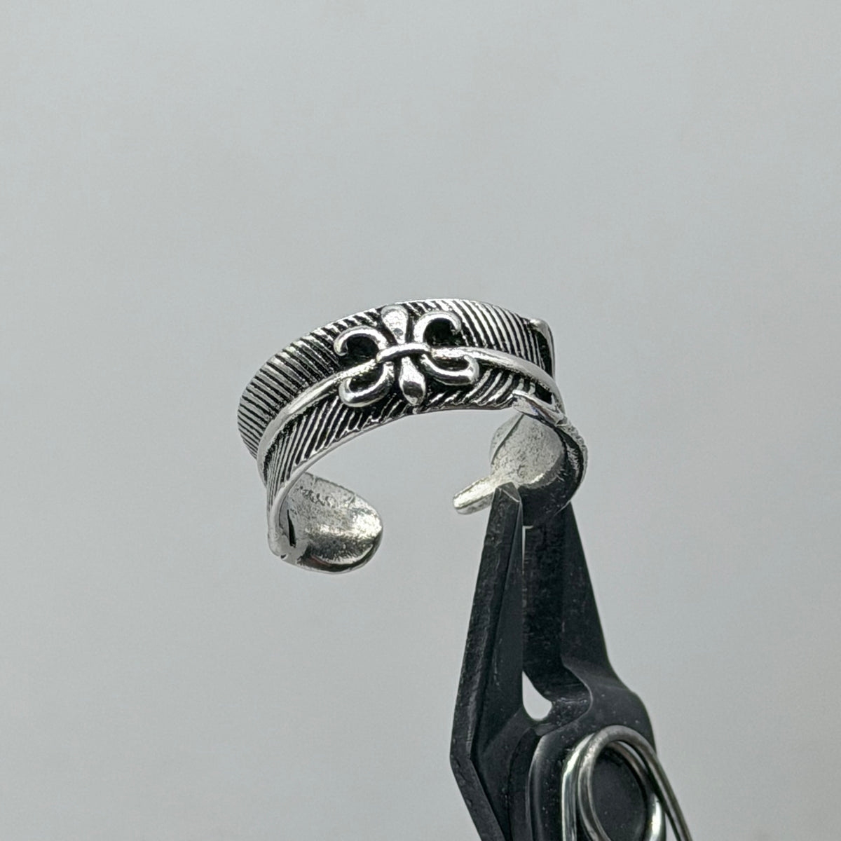 3-Piece CH Vintage Engraved Ring Set