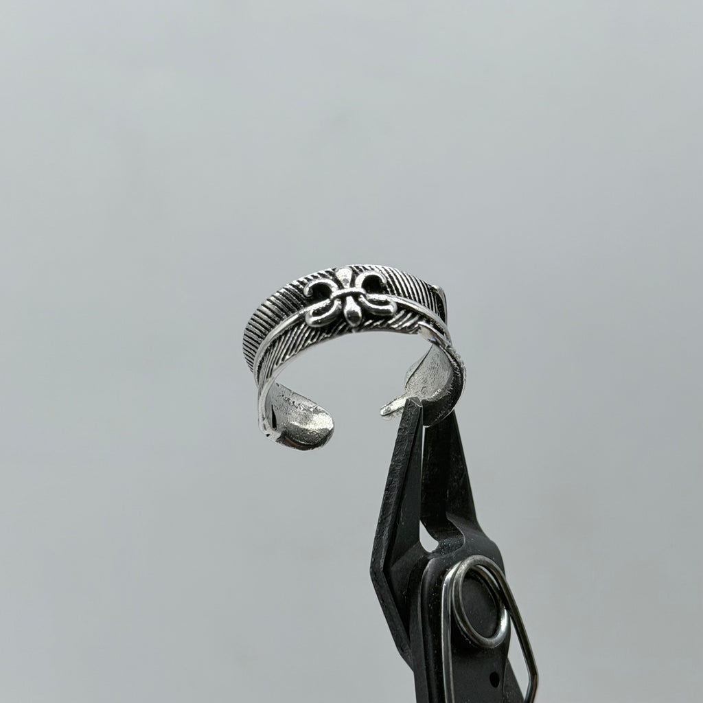 3-Piece CH Vintage Engraved Ring Set