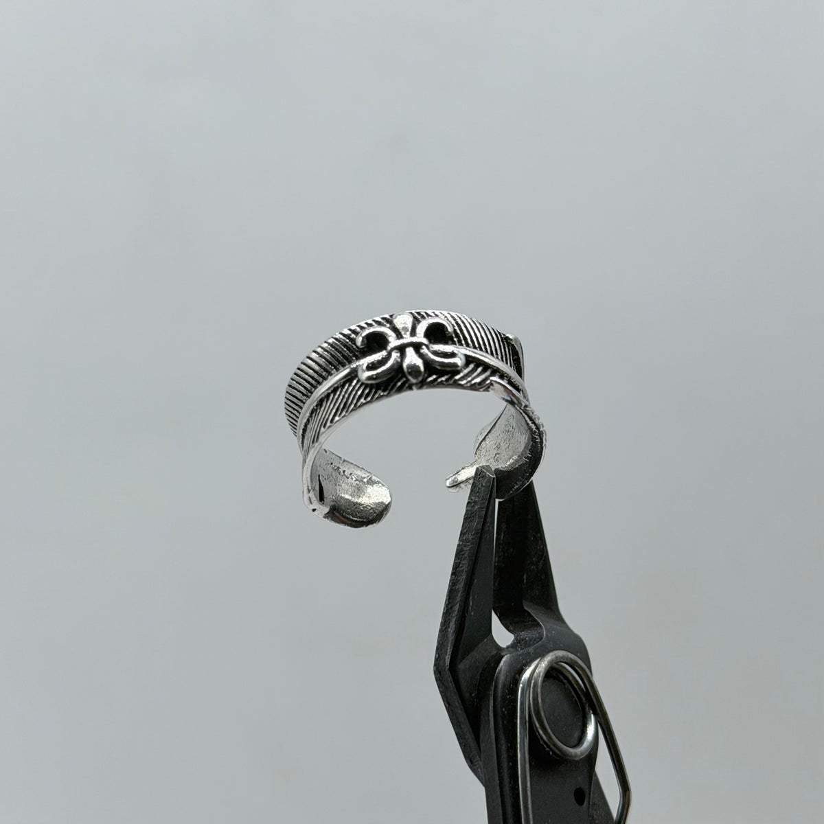 3-Piece CH Vintage Engraved Ring Set