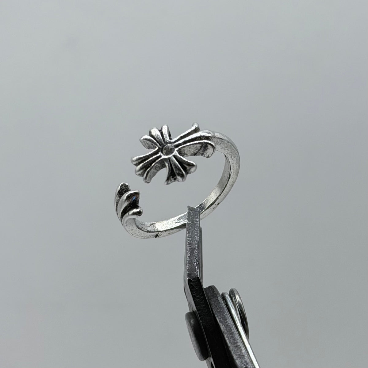 3-Piece CH Floral Signet Ring Set