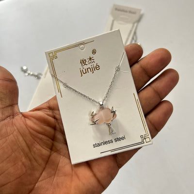 12 pcs peach cloud necklace