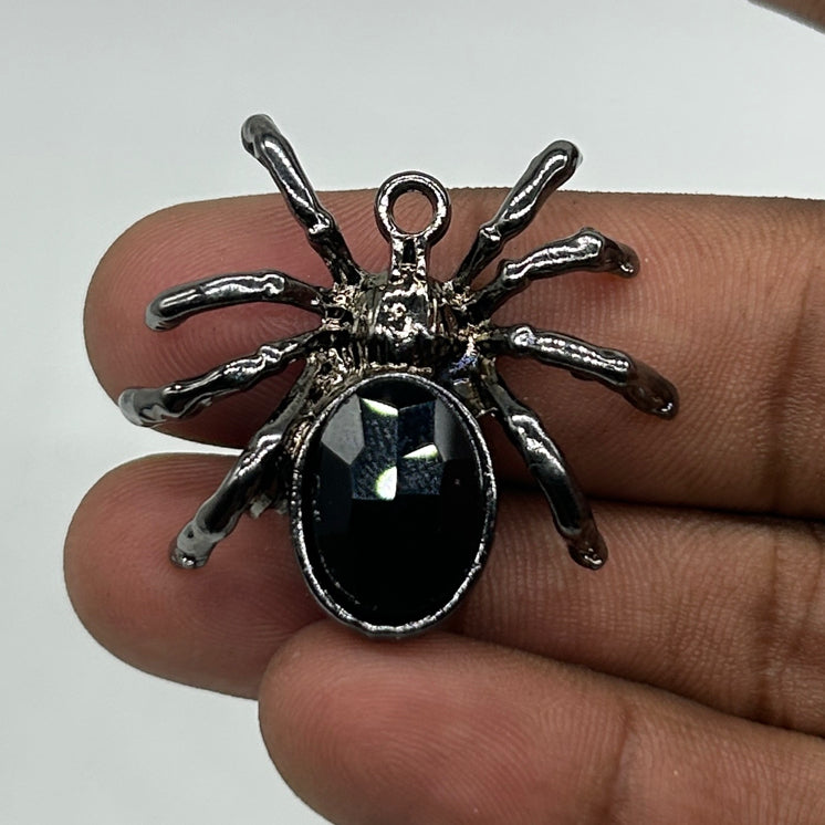 Black gothic Spider charms