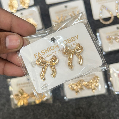 cute bow earrings