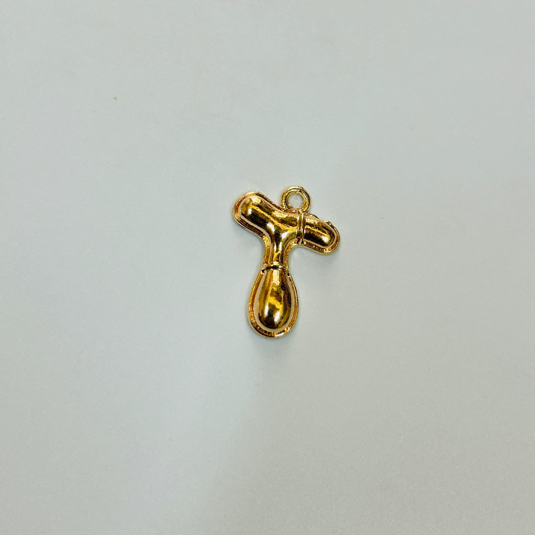 T gold alphabet