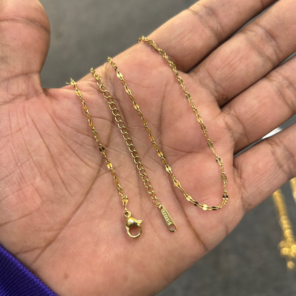 gold stainless steel chain
