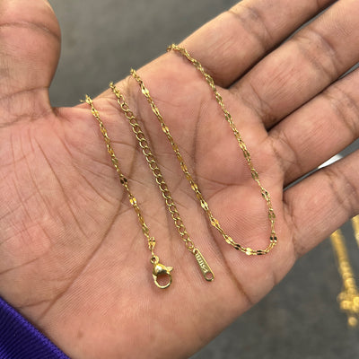 gold stainless steel chain