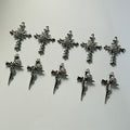 10 PCS MIX CROSS PENDANT