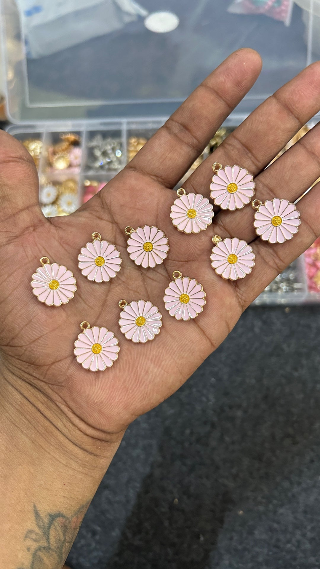 pink daisy 10 pcs