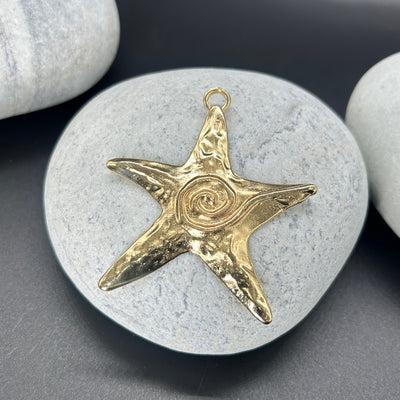 golden star fish charms